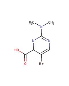 Astatech 5-BROMO-2-(DIMETHYLAMINO)PYRIMIDINE-4-CARBOXYLIC ACID; 0.25G; Purity 95%; MDL-MFCD08690773